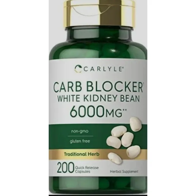 Bloqueador De Carbohidratos 6000 Mg Carlyle 200 Capsulas
