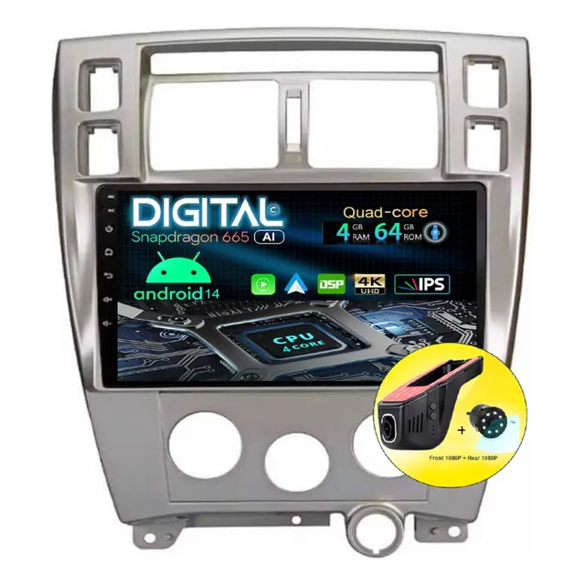Radio Pantalla Android Hyundai Tucson Clásico 2006/2010