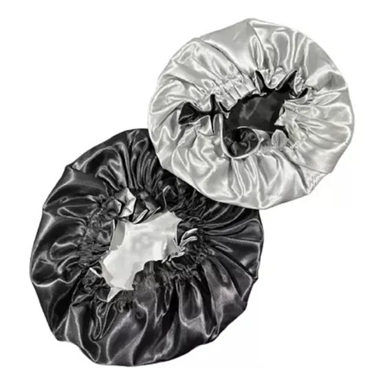 Gorro Saten Antifrizz Rulos Lacios Ideal Dormir Ajustable