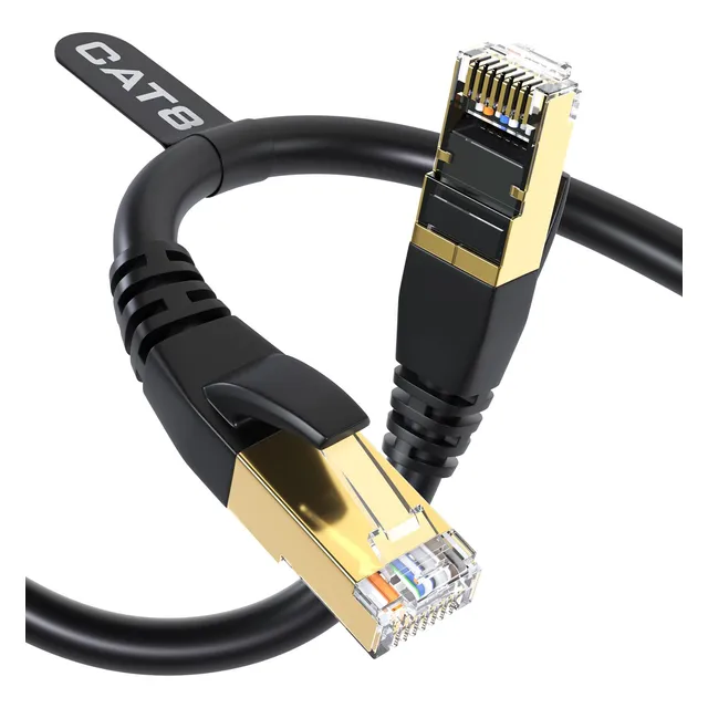 Cable Ethernet Dbillionda Cat8 De 6 Pies Para Exterior/inter