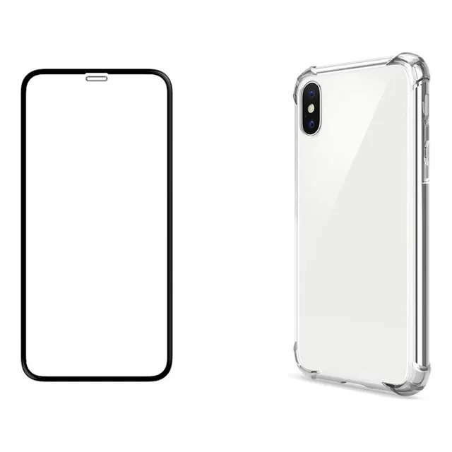 Carcasa Anti Golpes + Lamina Para iPhone Varios Modelos