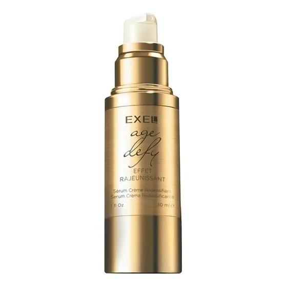 Crema/Sérum Serum Crema Facial Age Defy Exel 30mL Exel Producto Profesional de Lujo día/noche para todo tipo de piel de 30mL/30g 30+ años