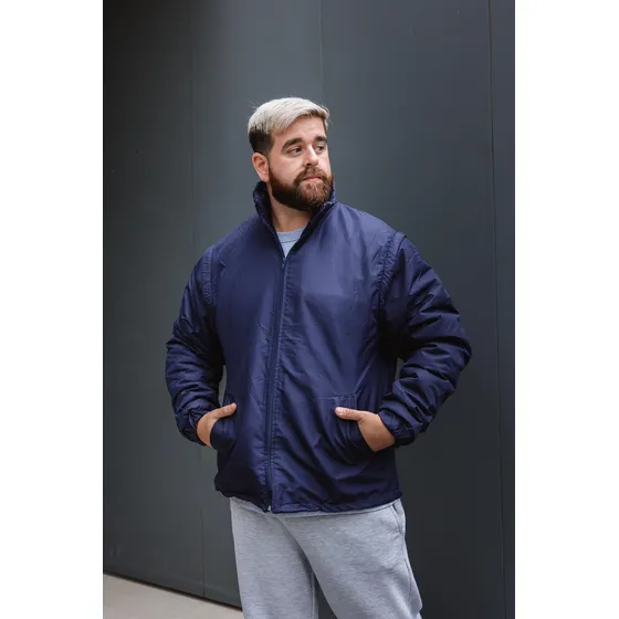 Campera/chaleco Microfibra Forrada C/polar Talle Especial