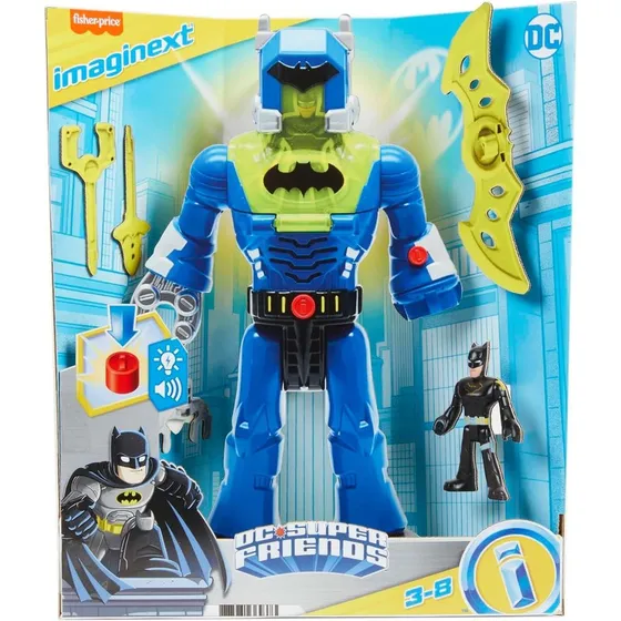 Imaginext Dc Super Friends Joker O Batman Con Luces Y Sonido