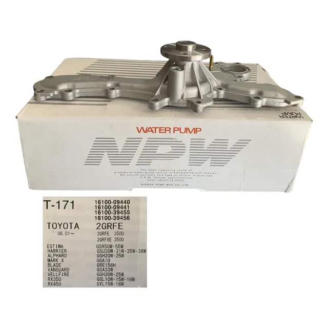 Bomba Agua Camry Rav4 3.5 2gr V6 2007 2008 2009 2010
