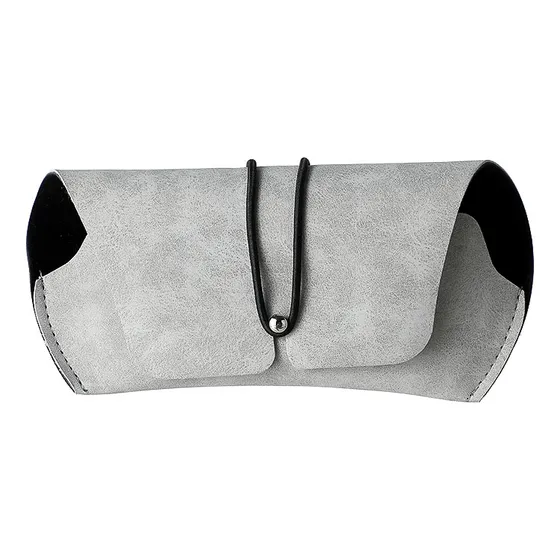 Porta Gafas De Gamuza Gris