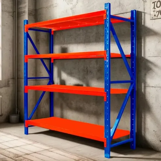 Estante Metálico Rack 200x107x60 800kg Azul