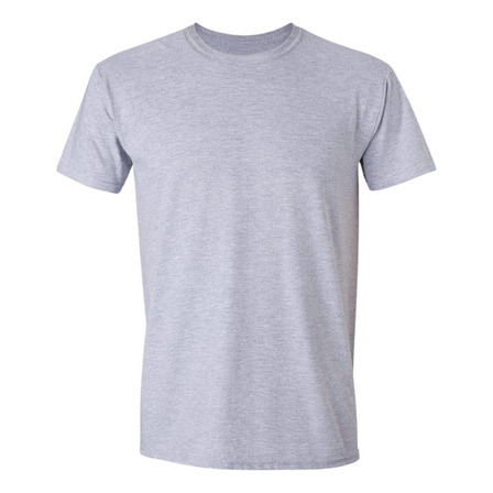 Playera Caballero Gris Hombre Algodón Gildan 64000 Playera Caballero Gris Hombre Algodón Gildan 64000