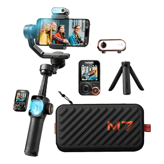 Estabilizador Gimbal Hohem Isteady M7 Com Rastreamento Ai E Controle Remoto Destacável