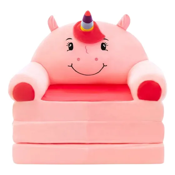 Sillón Cama 2 En 1 Animalitos Sofá Para Niños