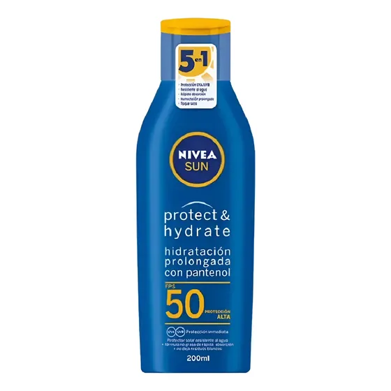 Protector Solar Fps 50 Nivea Sun Protector  200ml Hydratante