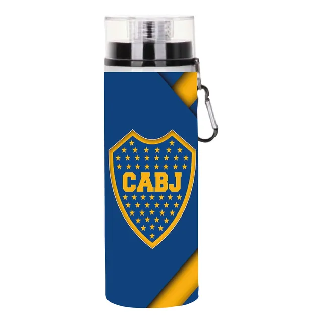 Botella Estampada Club Boca Junior Futbol Regalo 1 850ml