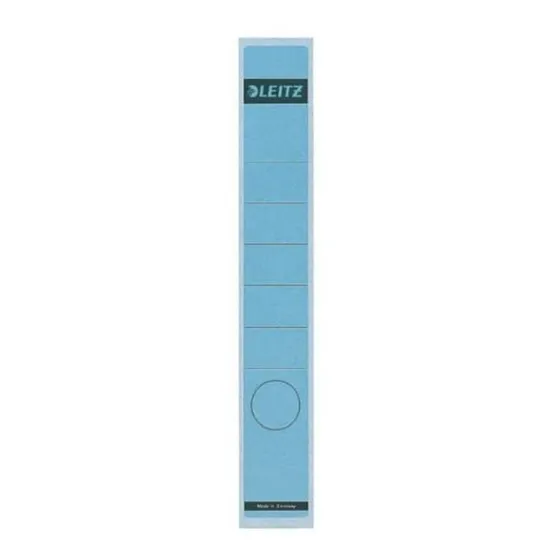 Etiqueta Autoadhesiva Larga Fina 10 Color Azul