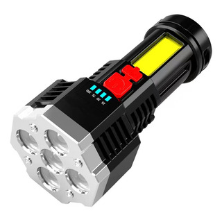 Linterna Led Recargable Superpotente De 5 Led , Linterna Led Recargable Superpotente De 5 Led ,