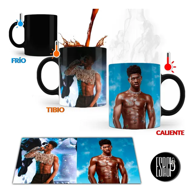 Taza Mágica Cantantes Artistas Regalo Navidad - Con Caja