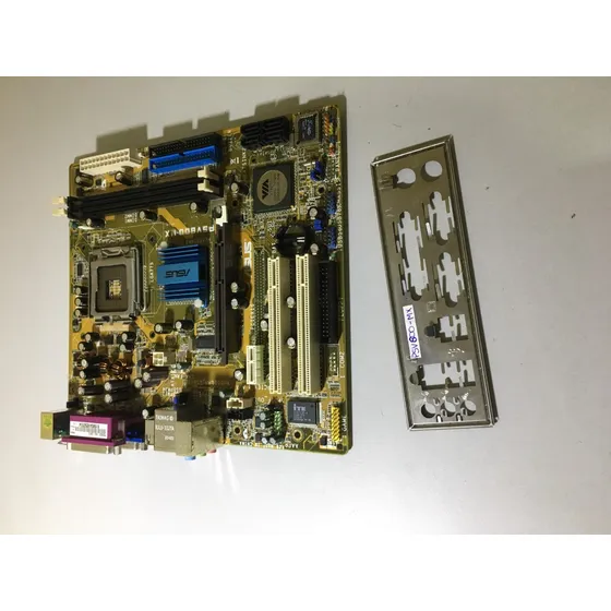Placa Mãe Asus P5v800-mx Soquete 775 ***com Defeito**