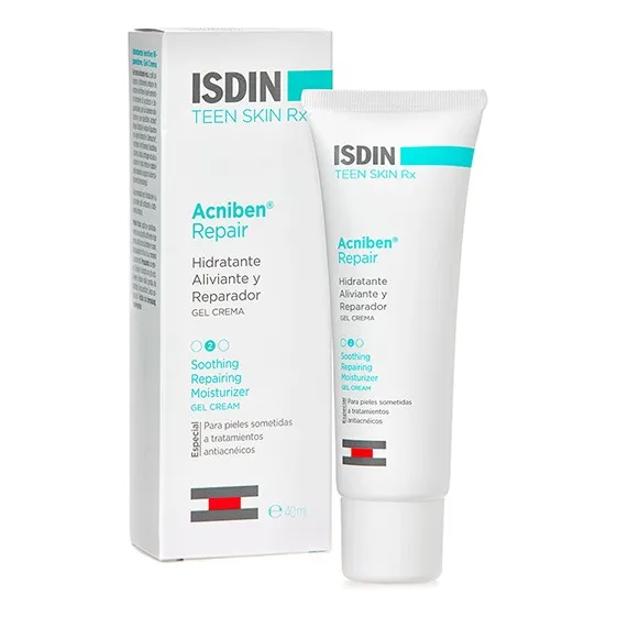 Isdin Teen Skin Rx Acniben Repair Hidrat Isdin 40 Ml Todo Tipo De Piel Día/noche