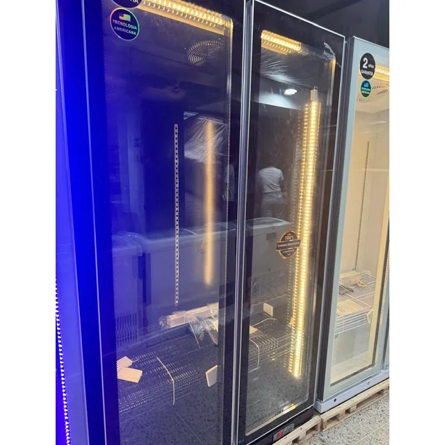 Nevera Exhibidora De 1 Puerta Color Azúl