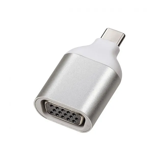 Adaptador Usb Tipo C A Vga Hembra Para Macbook Celular 3.1