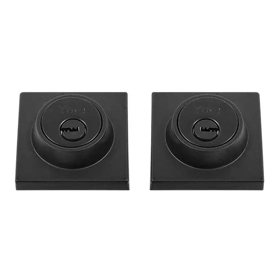 Cerrojo Llave-llave Argos Negro 89526 Yale