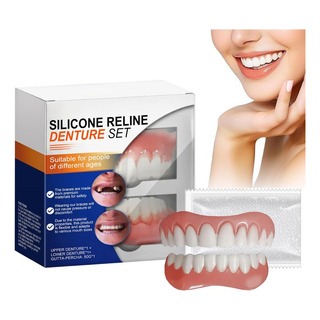 Gujuego De Dentaduras De Silicona Reline, Kit De Dentadura Gujuego De Dentaduras De Silicona Reline, Kit De Dentadura