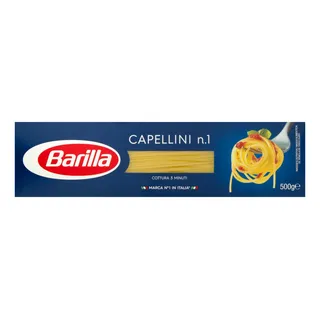 MacarrĂŁo De SĂȘmola Capellini 1 Barilla Caixa 500g MacarrĂŁo De SĂȘmola Capellini 1 Barilla Caixa 500g