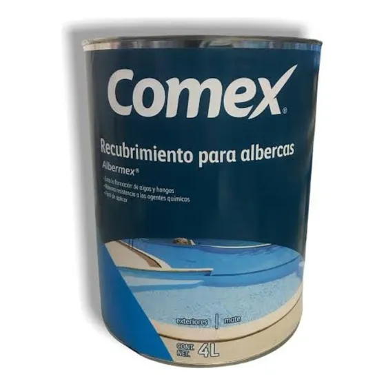 Albermex Comex Para Albercas 4l Varios Colores