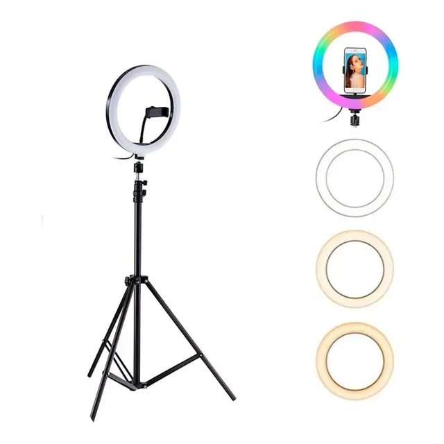 Tripode Anillo Luz Led Selfie Maquillaje Fotos Barbería 2.2m