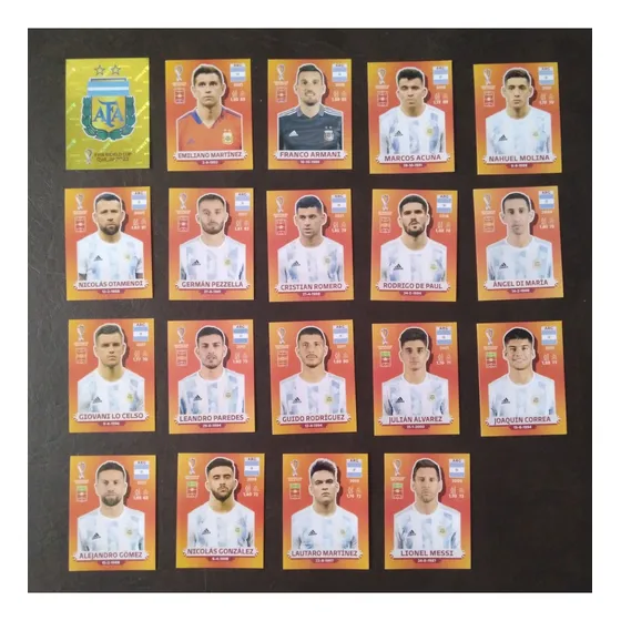  Seleccion Argentina Campeona Del Mundo Con Messi Completa 