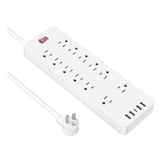 Enchufe Inteligente Marca Hitrends 12 Tomas/3 Usb/white Enchufe Inteligente Marca Hitrends 12 Tomas/3 Usb/white