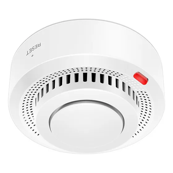 Detector De Humo Tuya Smart Wifi Yg-400a Alarma Dimm Color Blanco Voltaje Nominal 220v