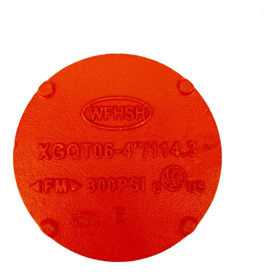 Tapa Cap Conexiones Ranuradas De 4 PuLG