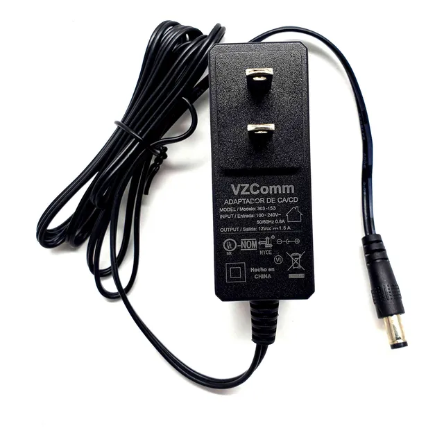 Cargador / Eliminador 12v - 1.5a Vzcomm (10 Pzas)