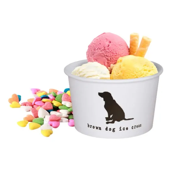 2000 Potes Papel Sorvete E Açaí 100 Ml Personalizados