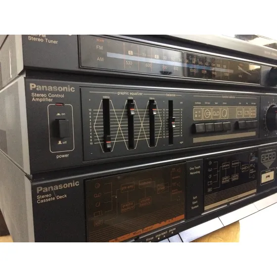 Micro System Panasonic Ss-6100 Stereo Music (no Estado) Preto 30 W