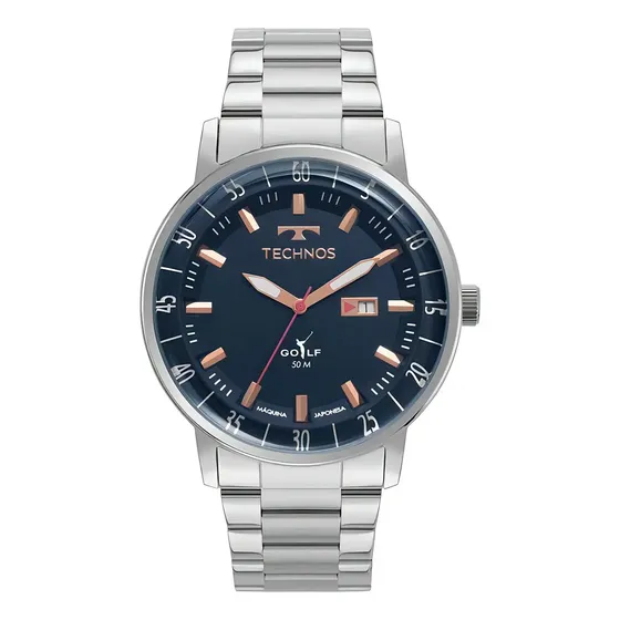 Relógio Technos Masculino Golf Prata - 2115tvq/1a