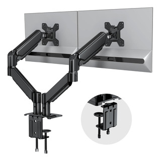 Soporte De Monitor Dual Para Brazos De Escritorio Para 2 Con Soporte De Monitor Dual Para Brazos De Escritorio Para 2 Con