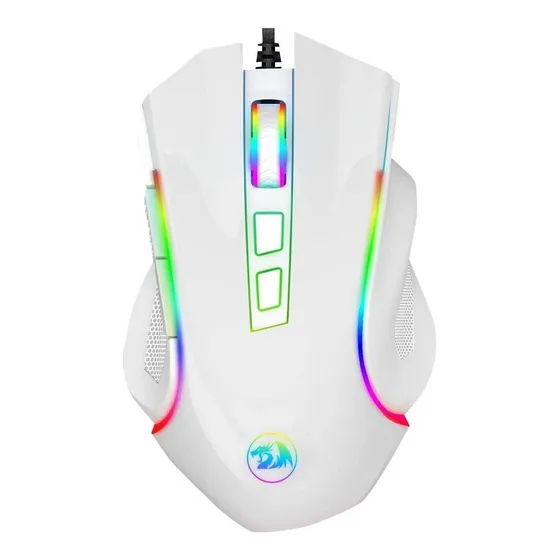 Mouse Gamer De Juego Redragon Griffin M607 Blanco