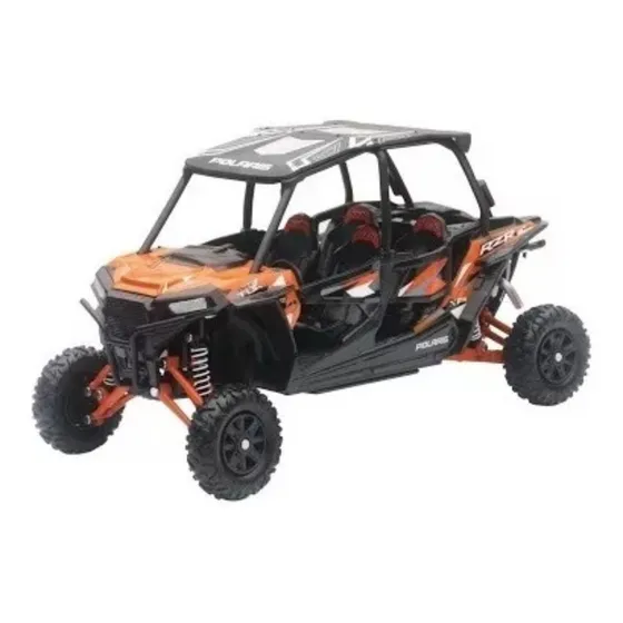 New Ray 1/18 Rzr Polaris Xp Eps Naranja 4 Plazas (puertas