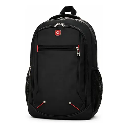 Mochila Trabalho Notebook God Talent Resistente Preta Preto-vermelho Liso