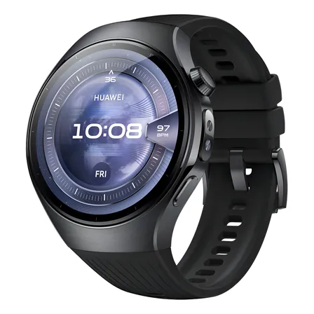 Smartwatch Huawei Watch 5 46mm Tecnologia X-tap Multissensor Chamadas De Celular Com Esim Dois Modos De Bateria Compatível Com Android E Com Ios Preto