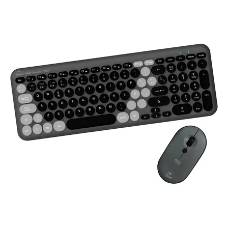 Teclado + Mouse Inalámbricos Dual Bluetooth Mlab C90bt 1600 Negro