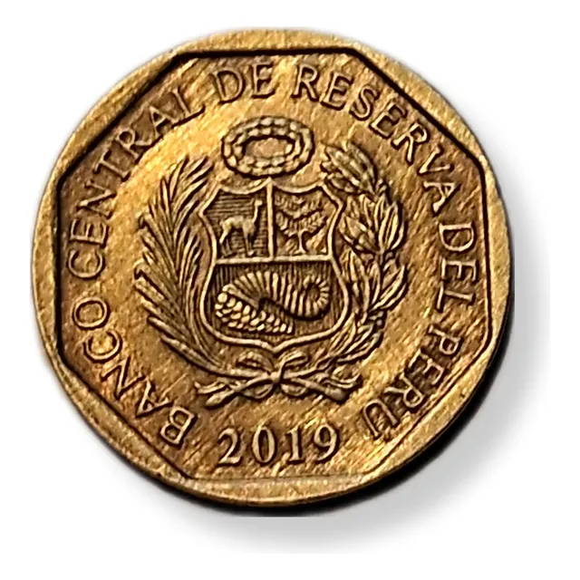 Moneda Auténtica De Perú Sin Circular De 10 Céntimos
