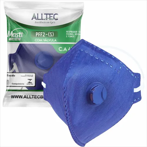 Alltec PFF2 VÁLVULA (S) 1507-A polipropileno cor azul lisa kit 100 unidades