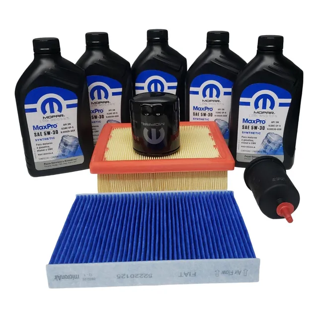 Kit Filtros + Lubrificante Motor Compass Flex Original Mopar