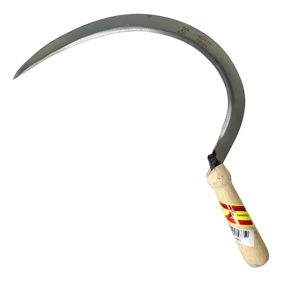 Hoz Echona Dentada Pulida Corta Pasto N1 45cm