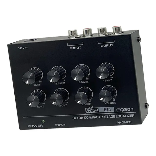 Eq207 7 Banda Equalizer Audio Equalizer Sound Amplificador