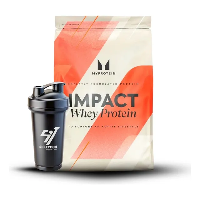 Proteína Myprotein Impact Whey 1kg Chocolate + Shaker