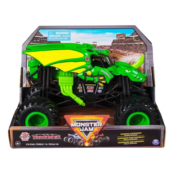 Veículo Monster Jam Escala 1:24 Bakugan Dragonoid