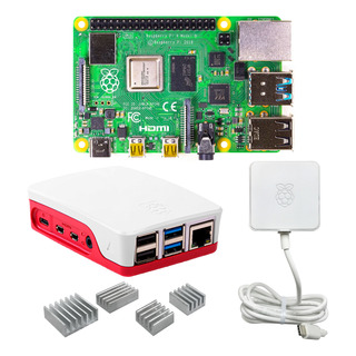 Raspberry Pi 4 B 4gb - Fuente Carcasa Oficial Disipador Kit Raspberry Pi 4 B 4gb - Fuente Carcasa Oficial Disipador Kit